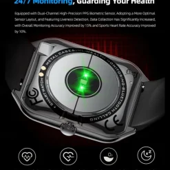 696 MT67 Smart Watch 1.96 inch Smartwatch Fitness Running Watch Bluetooth ECG+PPG Pedometer Call Reminder Compatible with Android iOS Women Men Long Standby Waterproof Media Control IP 67 40mm Watch