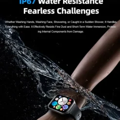 696 MT67 Smart Watch 1.96 inch Smartwatch Fitness Running Watch Bluetooth ECG+PPG Pedometer Call Reminder Compatible with Android iOS Women Men Long Standby Waterproof Media Control IP 67 40mm Watch