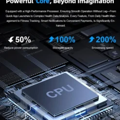 696 MT67 Smart Watch 1.96 inch Smartwatch Fitness Running Watch Bluetooth ECG+PPG Pedometer Call Reminder Compatible with Android iOS Women Men Long Standby Waterproof Media Control IP 67 40mm Watch