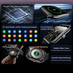 696 MT67 Smart Watch 1.96 inch Smartwatch Fitness Running Watch Bluetooth ECG+PPG Pedometer Call Reminder Compatible with Android iOS Women Men Long Standby Waterproof Media Control IP 67 40mm Watch