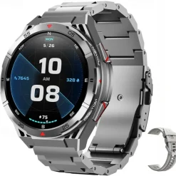 2025 New 1.43 inch GPS Compass Altitude Outdoor Barometer SmartWatch HD 466*466 AMOLED Screen Heart rate Bluetooth Call IP68 Waterproof Man Smart Bracelet