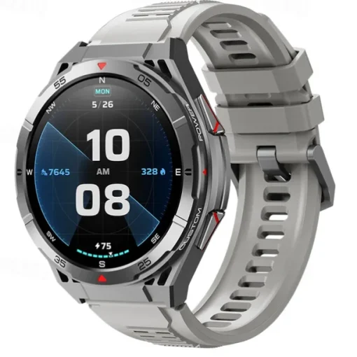 2025 New 1.43 inch GPS Compass Altitude Outdoor Barometer SmartWatch HD 466*466 AMOLED Screen Heart rate Bluetooth Call IP68 Waterproof Man Smart Bracelet