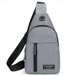 2023 New Chest Bag Men's Fashion Trend Oxford Cloth Single Shoulder Backpack Korean Casual Waterproof Single Shoulder Messenger Bag