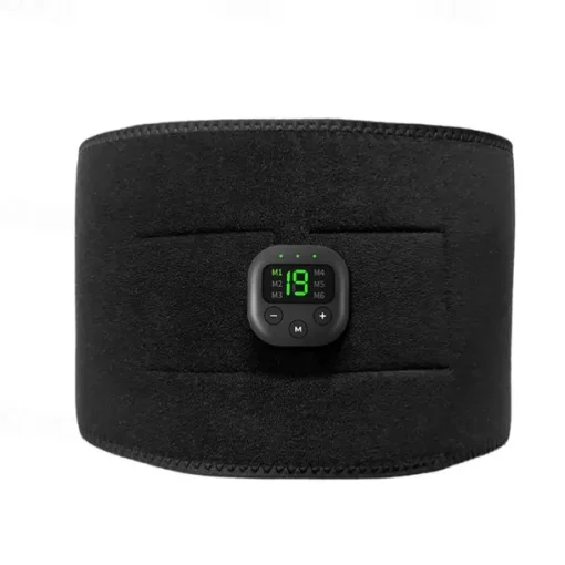 2023 New EMS Electric Abdominal Body Slimming Belt Waist Band Smart Abdomen Muscle Stimulator Abs Trainer Fitness