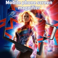 2023 New 14Inch /7.5Inch Mobile Phone Screen Magnifier Flat Screen 3D HD Radiation Protection Magnifying Glass Mobile Phone Holder