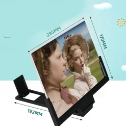 2023 New 14Inch /7.5Inch Mobile Phone Screen Magnifier Flat Screen 3D HD Radiation Protection Magnifying Glass Mobile Phone Holder