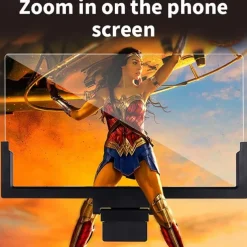 2023 New 14Inch /7.5Inch Mobile Phone Screen Magnifier Flat Screen 3D HD Radiation Protection Magnifying Glass Mobile Phone Holder