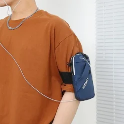 2023 New Multi Functional 3 IN 1 Outdoor Sports Fitness Running Mountaineering Mobile Phone Bag Travel Small Bag Cross Body Waist Hanging Arm Bag Single Shoulder Bag