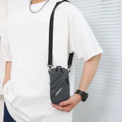 2023 New Multi Functional 3 IN 1 Outdoor Sports Fitness Running Mountaineering Mobile Phone Bag Travel Small Bag Cross Body Waist Hanging Arm Bag Single Shoulder Bag