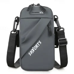 2023 New Multi Functional 3 IN 1 Outdoor Sports Fitness Running Mountaineering Mobile Phone Bag Travel Small Bag Cross Body Waist Hanging Arm Bag Single Shoulder Bag