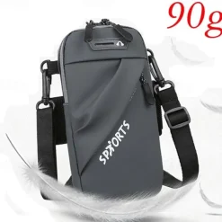 2023 New Multi Functional 3 IN 1 Outdoor Sports Fitness Running Mountaineering Mobile Phone Bag Travel Small Bag Cross Body Waist Hanging Arm Bag Single Shoulder Bag