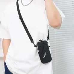 2023 New Multi Functional 3 IN 1 Outdoor Sports Fitness Running Mountaineering Mobile Phone Bag Travel Small Bag Cross Body Waist Hanging Arm Bag Single Shoulder Bag