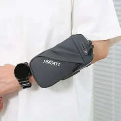 2023 New Multi Functional 3 IN 1 Outdoor Sports Fitness Running Mountaineering Mobile Phone Bag Travel Small Bag Cross Body Waist Hanging Arm Bag Single Shoulder Bag