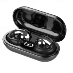 2023 NEW Painless Bone Conduction Earphone Bluetooth 5.3 Wireless Headphones Waterproof Sports Headsets with Microphone Ear Clip on Ear Earring Wireless Earbuds