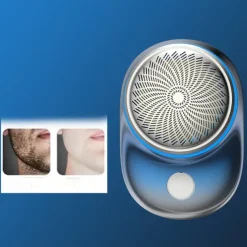 2023 New Powerful Storm Shaver for Men Mini Portable Electric Travel Shaver Rechargeable Wet and Dry Use Face Beard Razor