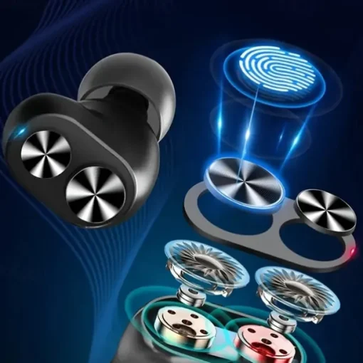 2023 New TWS Wireless Earphones Hifi Stereo Noise Cancelling Earbuds In Ear Touch Headsets Music Sports Earbuds For Smartphones