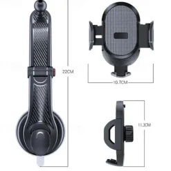2023 NEW Universal Sucker Car Phone Holder 360° Windshield Car Dashboard Mobile Cell Support Bracket for 4.0-6 Inch Smartphones