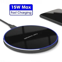 2023 NEW 15W Wireless Fast Charger Pad Phone Charger Dock for iPhone 14 13 12 11 iPhone 13 13 Pro 11 X Xs Max Xr 8plus 8 Samsung Galaxy S30 S21 S20 S10 S9 S8 S7 S6 Huawei P40 Pro