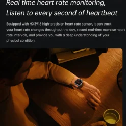 696 NX23 Smart Watch 2 inch Smart Band Fitness Bracelet Bluetooth Pedometer Call Reminder Sleep Tracker Compatible with Android iOS Women Men Hands-Free Calls Message Reminder IPX-0 51mm Watch Case