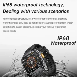 696 NX23 Smart Watch 2 inch Smart Band Fitness Bracelet Bluetooth Pedometer Call Reminder Sleep Tracker Compatible with Android iOS Women Men Hands-Free Calls Message Reminder IPX-0 51mm Watch Case