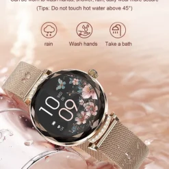 696 NX7PRO Smart Watch 1.19 inch Smartwatch Fitness Running Watch Bluetooth ECG+PPG Pedometer Call Reminder Compatible with Android iOS Women Hands-Free Calls Message Reminder IP 67 40mm Watch Case