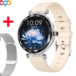 696 NX7PRO Smart Watch 1.19 inch Smartwatch Fitness Running Watch Bluetooth ECG+PPG Pedometer Call Reminder Compatible with Android iOS Women Hands-Free Calls Message Reminder IP 67 40mm Watch Case