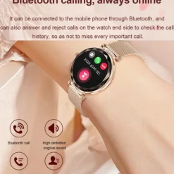 696 NX7PRO Smart Watch 1.19 inch Smartwatch Fitness Running Watch Bluetooth ECG+PPG Pedometer Call Reminder Compatible with Android iOS Women Hands-Free Calls Message Reminder IP 67 40mm Watch Case