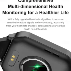 696 P85 Smart Watch 1.93 inch Smart Band Fitness Bracelet Bluetooth Pedometer Call Reminder Sleep Tracker Compatible with Android iOS Women Men Hands-Free Calls Message Reminder IP 67 39mm Watch Case