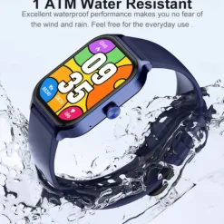 696 P85 Smart Watch 1.93 inch Smart Band Fitness Bracelet Bluetooth Pedometer Call Reminder Sleep Tracker Compatible with Android iOS Women Men Hands-Free Calls Message Reminder IP 67 39mm Watch Case