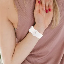 4 Pack 3 Pack Smart Watch Band Compatible with Fitbit Versa 4 Sense 2 Versa 3 Sense Soft Silicone Smartwatch Strap Adjustable Women Men Sport Band Replacement Wristband