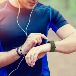 4 Pack 3 Pack Smart Watch Band Compatible with Fitbit Versa 4 Sense 2 Versa 3 Sense Soft Silicone Smartwatch Strap Adjustable Women Men Sport Band Replacement Wristband