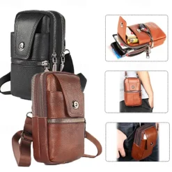 1 Pack Belt Pouch / Belt Bag Clip On Phone Case Portable Zipper Large Capacity Phone Case Dry Bag Mobile Rain Cover for For iPhone 14 Pro Max 13 12 Mini 11 Samsung Galaxy S22 Ultra Plus S21 A73 A53