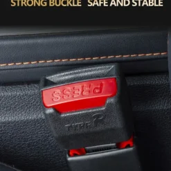 2 Pack Car Seat Belt Clip Extension Plug Seat Belt Extenders for Cars Universal Black Car Safety Seat Lock Buckle Seatbelt Clip Extender Automotive Converter Accessories