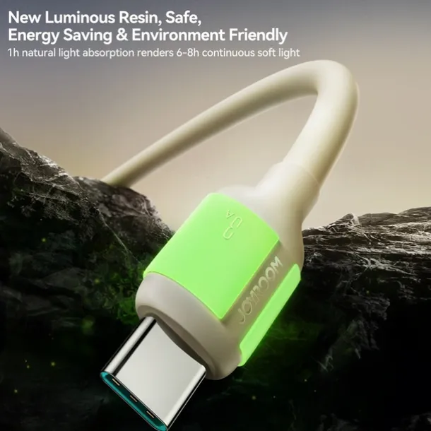 1 Pack Joyroom Multi Charging Cable 60W 3.3ft 6.6ft USB C to USB C / Lightning USB A to USB C / Lightning 3 A Fast Charging Liquid Silica Gel For Macbook iPad Samsung Phone Accessory