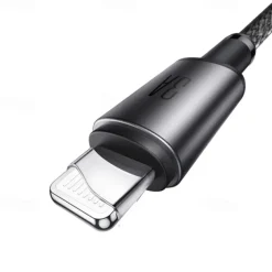 1 Pack Joyroom Multi Charging Cable 60W 3.9ft USB C to USB C / Lightning USB A to USB C / Lightning 3 A Fast Charging Nylon Braided For Macbook iPad Samsung Phone Accessory