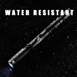 2 Pack LED Tactical Flashlight Torch Camping Lights Waterproof Multi-function for Camping Biking Hiking Outdoor Home Emergency 3.7V