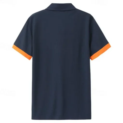 2 Pack Men's Polo Shirt Golf Shirt Sports Lapel T Shirt Short Sleeve Fashion Basic Color Summer Regular Fit Dark Blue White Blue White Black Golf T Shirt