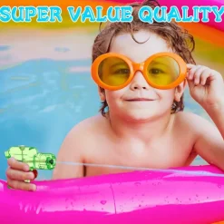 100 Pack Mini Water Gun for Boys and Girls Colorful Water Squirt Guns Small Toy Gun Plastic Pistol for Beach Water Park Swimming Pool Party Favors(Random Color)