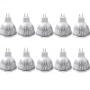 10 Pack, MR16/GU5.3 35W LED Bulbs 210LM, 12V DC, 20 Watt Incandescent Equivalent, Ultra Bright Energy Saving Spotlight