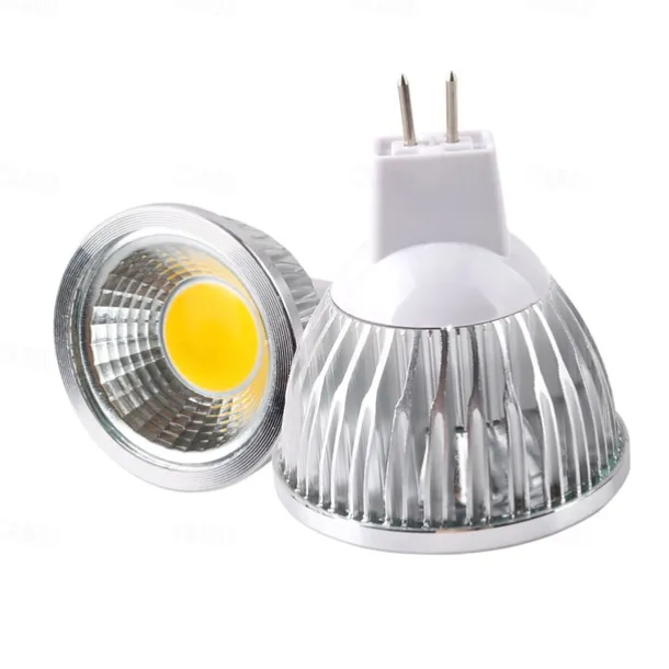10 Pack, MR16/GU5.3 35W LED Bulbs 210LM, 12V DC, 20 Watt Incandescent Equivalent, Ultra Bright Energy Saving Spotlight