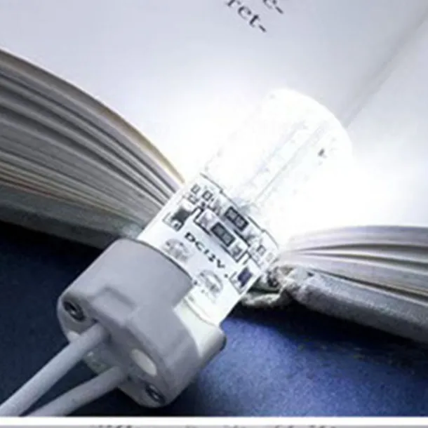 10 Pack No Flicker G4 LED Bulbs - AC/DC 12V SMD3014 24/48 LEDs Silicone Replacement for Halogen Spotlight Chandelier Lighting