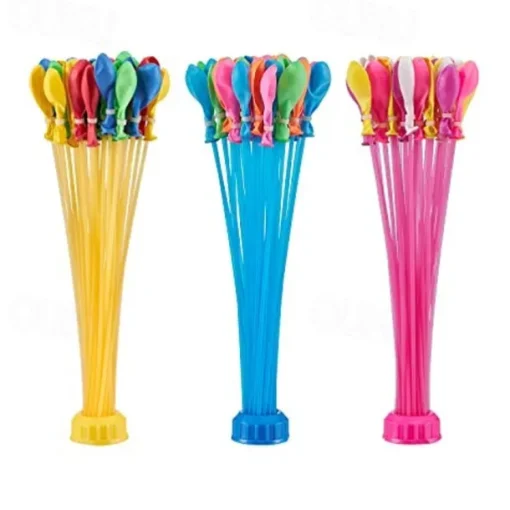 111 Pack Rapid-Filling Self-Sealing Water Balloons for Outdoor Family Friends Children Summer Fun