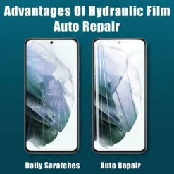 [4 Pack] Screen Protector For Samsung S25 Ultra S25 Ultra Plus S24 Ultra Plus S23 S22 S21 S20 Plus Ultra S10 TPU Hydrogel 9H Hardness Self-healing Anti-Fingerprint High Definition Explosion Proof