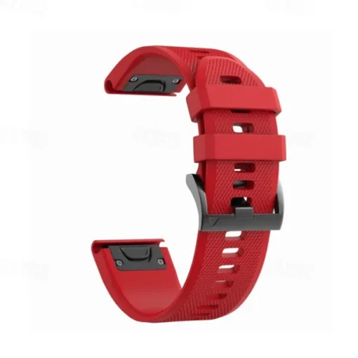 [4 Pack] Silicone Watch Bands for Garmin Fenix 6 – Quick Release Replacement Sport Strap with Secure Clasp, Soft & Durable Wristband