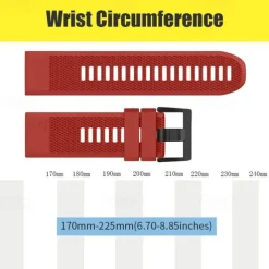 [4 Pack] Silicone Watch Bands for Garmin Fenix 6 – Quick Release Replacement Sport Strap with Secure Clasp, Soft & Durable Wristband