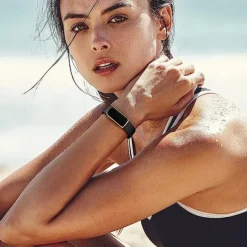 6 Pack Smart Watch Band Compatible with Fitbit Luxe Soft Silicone Smartwatch Strap Adjustable Solo Loop Women Men Sport Band Replacement Wristband