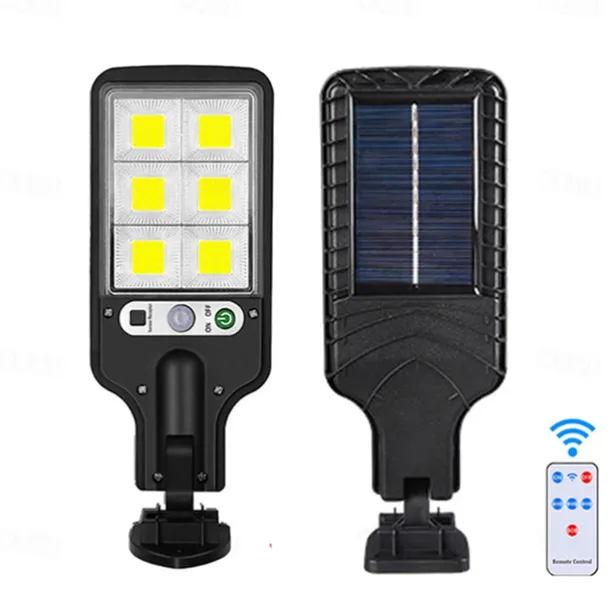 2 Pack Solar Flood Lights Street Lights Outdoor Motion Sensor LED Wall Lights Flood Lights Remote Control Solar Street Lamp Waterproof Induction Garden Lamp Wall Lamp Garden Lamp
