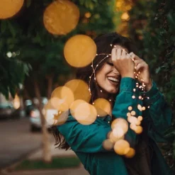 2 Pack Solar String Lights Christmas Lights Decoration Outdoor 12m 120LEDs Fairy Copper Wire Lights with 8 Modes Waterproof Decoration Copper Wire Lights for Patio Yard Trees Christmas Wedding Party