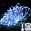 1 Pack Timing Function String Light, Adjustable Brightness Light String, Tube Sleeve Light, Indoor and Outdoor Decorative Lights, Holiday Christmas Decorative Lights, Waterproof 3AA