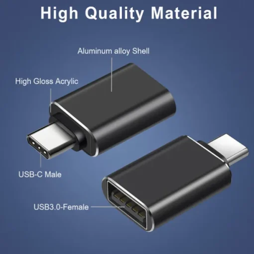 4 Pack USB C Female to USB Male Adapter Type C to USB Adapter USBC to A Power Charger Cable Converter for iPhone 13 12 Mini Pro Max,Samsung Galaxy S22,iPad Mini Air Pro i-Watch Series 7